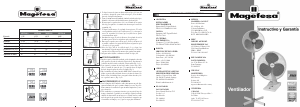 Manual de uso Magefesa MGF-2240 Siroco Ventilador