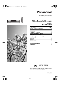 Handleiding Panasonic NV-MV41GN Videorecorder