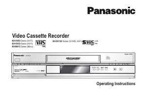 Handleiding Panasonic NV-HV60EP Videorecorder