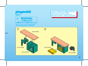 Mode d’emploi Playmobil set 6225 City Life Atelier pour véhicules