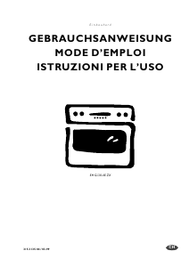 Mode d’emploi Electrolux EHGL30-4EZX Cuisinière