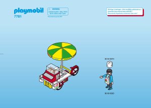 Handleiding Playmobil set 7781 City Life Hotdogkraam