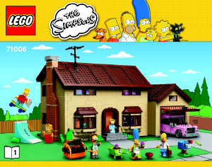 Mode d’emploi Lego set 71006 Simpsons La maison des Simpsons