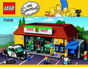 Manuale Lego set 71016 Simpsons Jet market