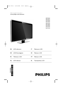 Mode d’emploi Philips 37PFL9603H Téléviseur LED
