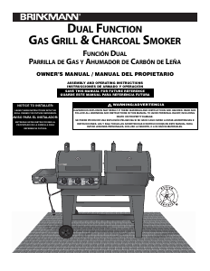 Handleiding Brinkmann 810-3821-S Barbecue