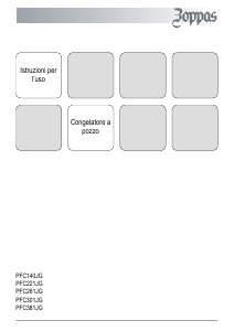 Manuale Zoppas PFC381JG Congelatore