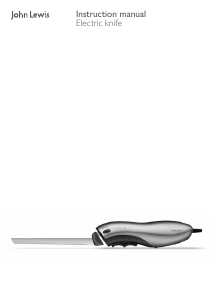 Bruksanvisning John Lewis Stainless Steel Elektrisk kniv