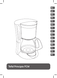 Mode d’emploi Tefal CM272132 Principio Cafetière