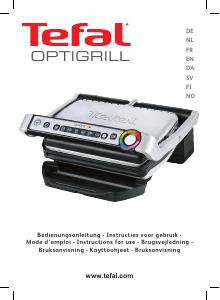 Manual Tefal GC702D26 OptiGrill Contact Grill