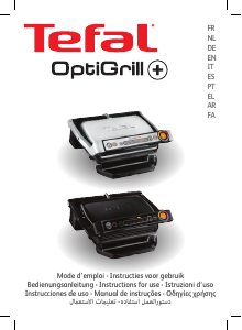 Manual Tefal GC715D40 OptiGrill+ Contact Grill