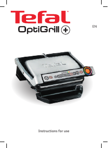 Manual Tefal GC713D40 OptiGrill+ Contact Grill