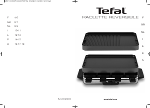 Manual de uso Tefal RE801012 Raclette grill