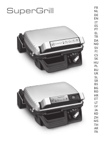 Наръчник Tefal GC450B27 SuperGrill Контактен грил