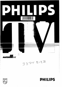 Mode d’emploi Philips 33PT912B Téléviseur