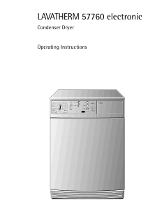 Bruksanvisning AEG LTH57760 Torktumlare
