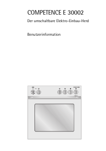 Bedienungsanleitung AEG E30002-W Herd