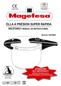 Manual de uso Magefesa Maxima Olla a presión