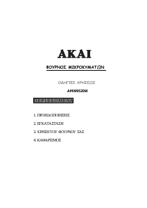 Handleiding Akai AMW9520W Magnetron