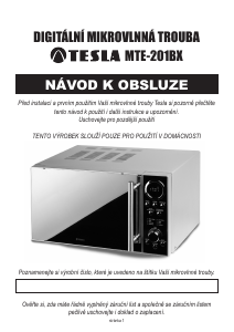 Manuál Tesla MTE-201BX Mikrovlnná trouba