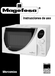 Manual de uso Magefesa MGF-4360 Tharsis Microondas