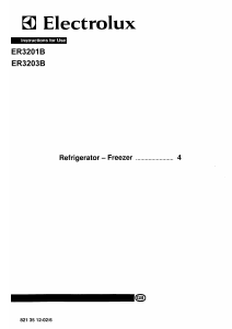Bruksanvisning Electrolux ER3201B Kyl-frys