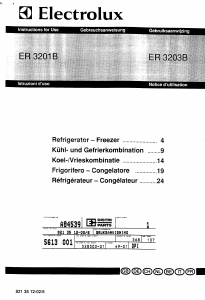 Bruksanvisning Electrolux ER3203B Kyl-frys