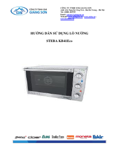 Hướng dẫn sử dụng Steba KB 41 Eco Lò nướng