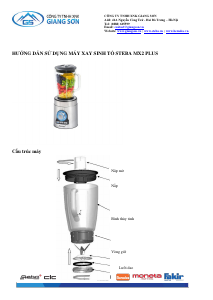 Hướng dẫn sử dụng Steba MX2 Plus Máy xay sinh tố