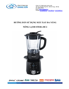 Hướng dẫn sử dụng Steba HC 2 Máy xay sinh tố