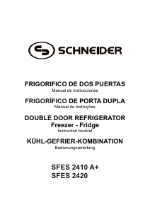 Manual Schneider SFES 2410 Frigorífico combinado