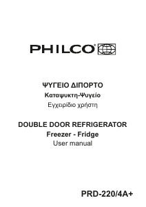 Bruksanvisning Philco PRD 220/4A+ Kyl-frys