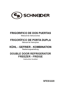 Manual Schneider SFES 3220 Frigorífico combinado