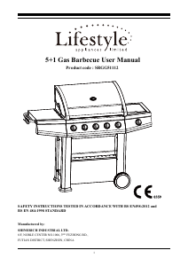 Handleiding Lifestyle SRGG51112 Barbecue