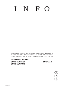 Bedienungsanleitung Electrolux EU1421T Gefrierschrank