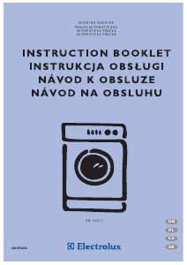 Návod Electrolux EW1043S Práčka