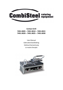 Bruksanvisning CombiSteel 7491.0020 Smörgåsgrill