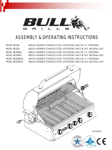 Manual Bull 47629AGA Angus 4 Barbecue