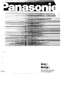 Handleiding Panasonic NV-V8000B Videorecorder