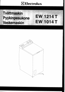 Bruksanvisning Electrolux EW1014T Tvättmaskin