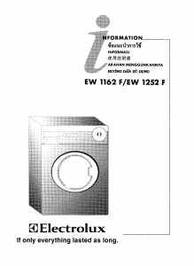 Handleiding Electrolux EW1162F Wasmachine