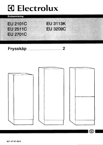 Bruksanvisning Electrolux EU2101C Frys