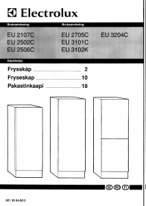 Bruksanvisning Electrolux EU2107C Frys