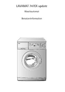Bedienungsanleitung AEG LAV747EX Waschmaschine