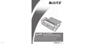 Руководство Leitz iLAM Touch A3 Ламинатор