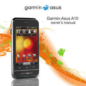 Bruksanvisning Garmin-Asus A10 Mobiltelefon