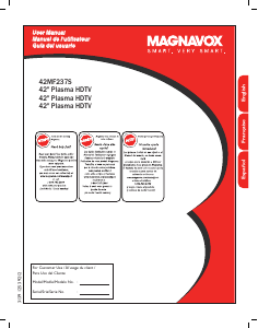 Mode d’emploi Magnavox 42MF237S Téléviseur plasma