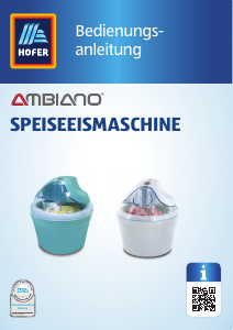 Bedienungsanleitung Ambiano IM-201 Eismaschine