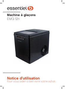 Mode d’emploi Essentiel B EMG 12n Machine à glaçons