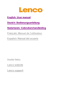 Bruksanvisning Lenco Cooltab-80 Tablet
